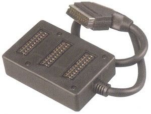 SB03 SCART splitter box 3-way with lead, Bulk