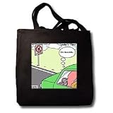 No Squid Zone - A Classic - Black Tote Bag JUMBO 20w X 15h X 5d