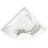 American Standard 2775.018WC Cadet Corner Whirlpool with EverClean Hydro Massage Featuring System I,
