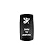 STV Motorsports® Laser Blue Rocker Switch Burn YA' Bastard 20A 12V On/Off LED Light