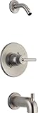 Delta Faucet T14459-SSLHD Trinsic 14 Series MC Tub/Shower Trim with Less Showerhead, Stainless [並行輸入