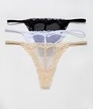 Mesh with Lace G-String