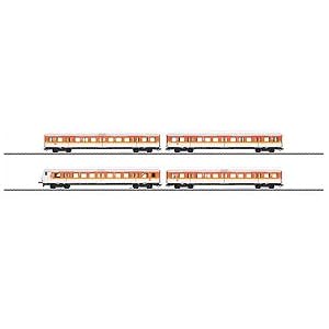 Märklin 43892 – S-Bahn-Wagen-Set DB (4 S-Bahn Wagen aus dem Nahverkehr Nürnberg)