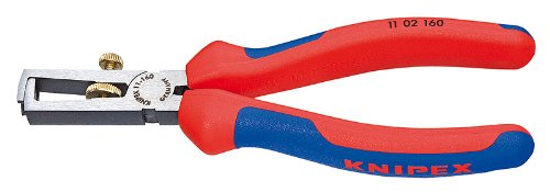 Knipex 1102160 End-Type Wire Strippers with Comfort Grip, 6.25 Inch