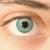 Coloured Contact Lenses (Cosmetic) - Aqua Contrast from Crazy Lenses