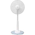 山善(YAMAZEN) 30cmリビング扇風機 （押しボタンスイッチ） タイマー付 ホワイトブルー YMT-J30(WA)