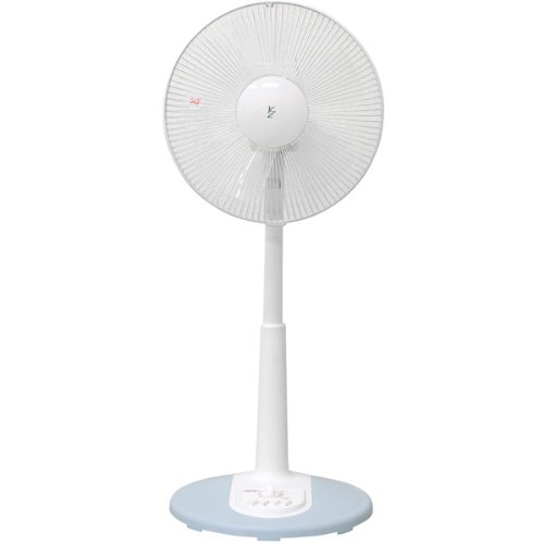 山善(YAMAZEN) 30cmリビング扇風機 （押しボタンスイッチ） タイマー付 ホワイトブルー YMT-J30(WA)