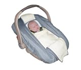 Jolly Jumper Arctic Sneak A Peek Infant Car Seat Cover Black