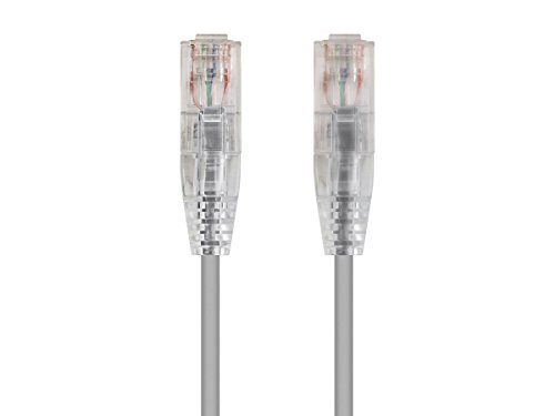 Monoprice SlimRun  Cat6 UTP Ethernet Patch Cable, 3ft White (113529)