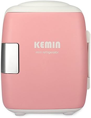 KEMIN 8 Liters 12V/220V cooler/Warmer AC/DC dual-use mini refrigerator ultra-quietness (Pink)