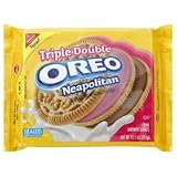 Triple Double Oreo Neapolitan Creme Sandwich Cookies, 13.1 oz, 2 Packs by Oreo Lowest Price
