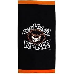 Die Wilden Kerle Kinder Strandtuch Logo, schwarz, 75x150