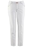 Avenue Plus Size Lurex Slim Leg Ankle Jean