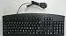 Electronics : DELL MULTIMEDIA QUIET RT7D10 USB KEYBOARD w/ HAND REST 104-Key Keyboard For Desktop and Notebook Systems