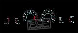 1986-1989 Toyota Supra Turbo 140 Mph Black Reverse Gauges