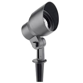 Intermatic CL9 Malibu Low Voltage Cast Metal 20-Watt Halogen Landscape Floodlight, Black