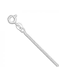 MMA Silver - 24 inch Curb 040 Chain Necklace