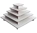 Cupcaketree Original Large Square Cupcake Stands for Weddings - 5-Tier - Holds up to 300 Cupcakes!