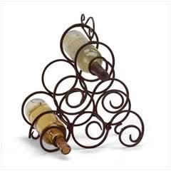 Childrens Toyshop  Kitchen & Housewares : Scrollwork Wine Rack