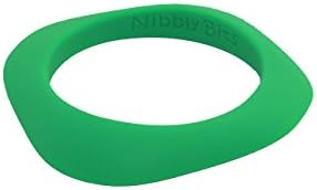 Flat Stackable Bangle Egyptian Teal Teething Necklace - A Modern and Fashionable Solution to an Age Old Teething Problem