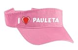 Embroidered Visor with I Love Pauleta