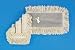 Disposable Dust Mop Head with Sewn Center Fringe, Cotton/Synthetic, 24w x 5d UNS1624