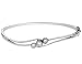Diamond Bangle Bracelet 1/3 Carat (ctw) in 14K White Gold