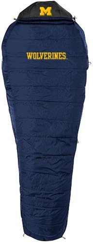 Michigan Wolverines Collegiate Sleeping Bags NCAA College Athletics Fan Shop Sports Team Merchandise