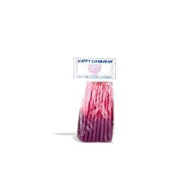 Purple/Rose Chanukah Candles