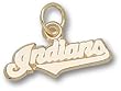 Cleveland Indians "Indians" 1/4" Charm/Pendant -14K/10K, Stainless Steel or Gold Plated