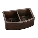 Elkay ECUF3319ACH Gourmet Double Bowl Apron Undermount All