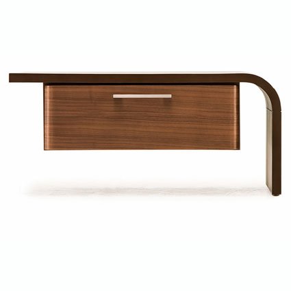 Alexandria Contemporary Walnut Nightstand - MOTIF Modern Living