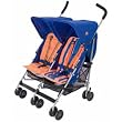 Maclaren Twin Triumph Stroller - Turkish Blue