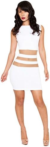 JHCK Women's 2016 Fashion New Lace Fabric Stitching Sexy Party Dress
