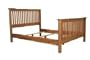 Alder Wood Shaker Bed Frame - King (Alder) (48.00"H x 82.75"W x 86.50"D)