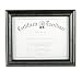 Wood Document Frame, Desk/Wall, 8-1/2 x 11, Brushed Charcoal (DAXN15790NT)