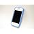 【送料無料】iPhone4S/4 両対応 カラーバンパー (水色)