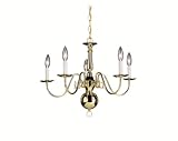 Kichler Salem 5 Light Chandelier Polished Brass