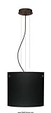 IMAGE OF Besa Lighting 1KG-4184BK-BR BESA 1KG Tamburo 12 Black Matte Bronze Pendant 120v Cable Bronze
