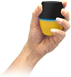 Latte Color Changeable SoundMagic mini potable wireless Bluetooth speaker with a powerful speakers and built-in microphone for hands free calling. Works with iPhone 6, iPhone 6 plus, iPhone 5/5s, , iPad, iTouch, Blackberry, Nexus, Samsung galaxy and other MP3 players wired or wireless (Yellow)