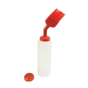 Charcoal Companion 13.75-Ounce Silicone Head Sauce Basting Bottle by 
