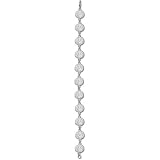 Florida State University Seminole Head 3/8 7.5 Bracelet (Silver)