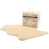 Premium Quality Soft and Natural Baby Lambskin - Shorn Wool (size LRG: 34"-36")