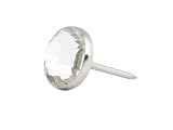Crystal Upholstery Tacks 7/16" (1,1cm) 25 Pcs