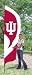 Indiana Hoosiers Tall Team Garden/House Flags 8.5 ft x 2.5 ft NCAA College Athletics ...