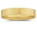 5 mm Plain Flat Comfort-Fit Women's Wedding Band in 14k Yellow Gold