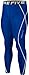New 054 Skin Tights Compression Leggings Base Layer Blue Running Pants Mens