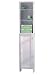 Kitchen & Housewares : American Cottage - Tall White Storage Unit with Cupboard and Open Shelves