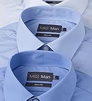 3 Pack 2" Longer Slim Fit Easycare Shirts