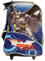 Rolling Backpack-Batman The Dark Knight Backpack-Full Size-Blue